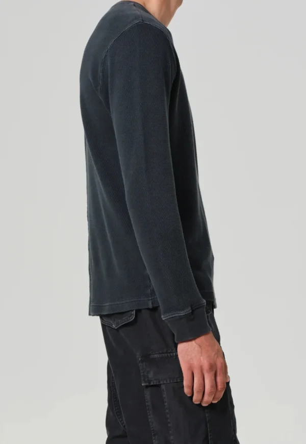 Online Waffle Crewneck - Charred Cedar Hoodies & Sweaters