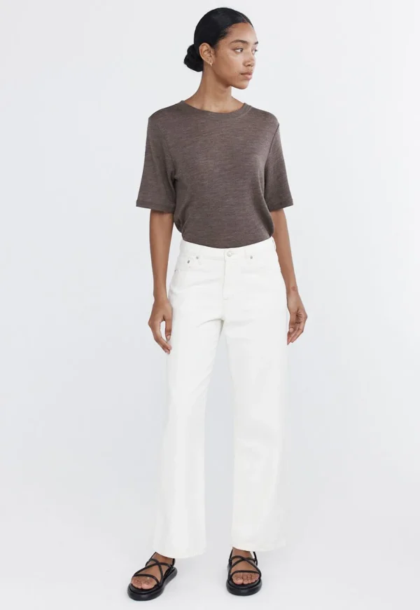 Best Wide Leg Jean - Ivory Women Denim